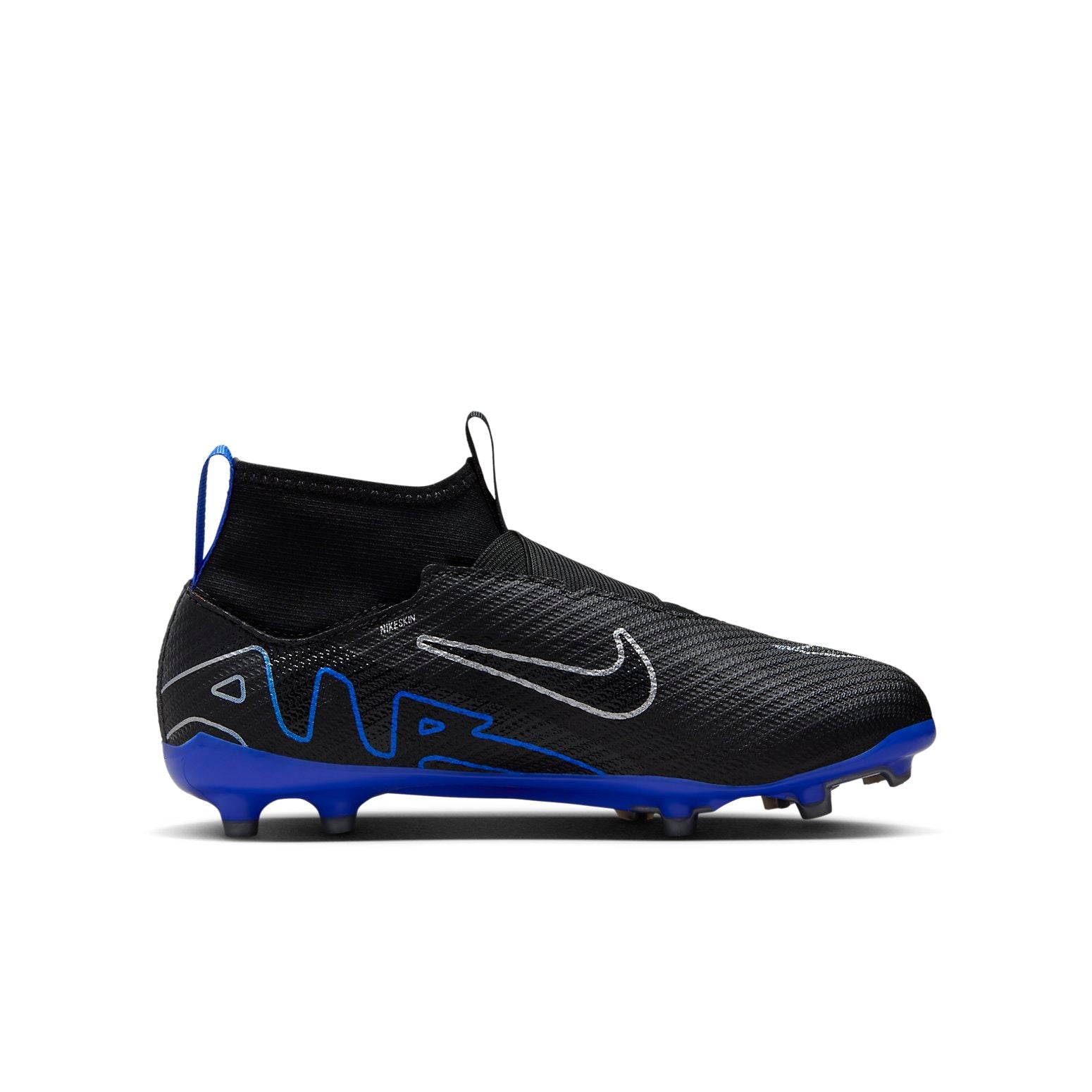 (GS) Nike Jr. Mercurial Superfly 9 Pro 'Black Hyper Royal' DJ5606-040