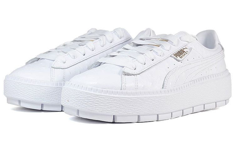 (WMNS) PUMA Platform Trace 'White Ostrich' 366684-02