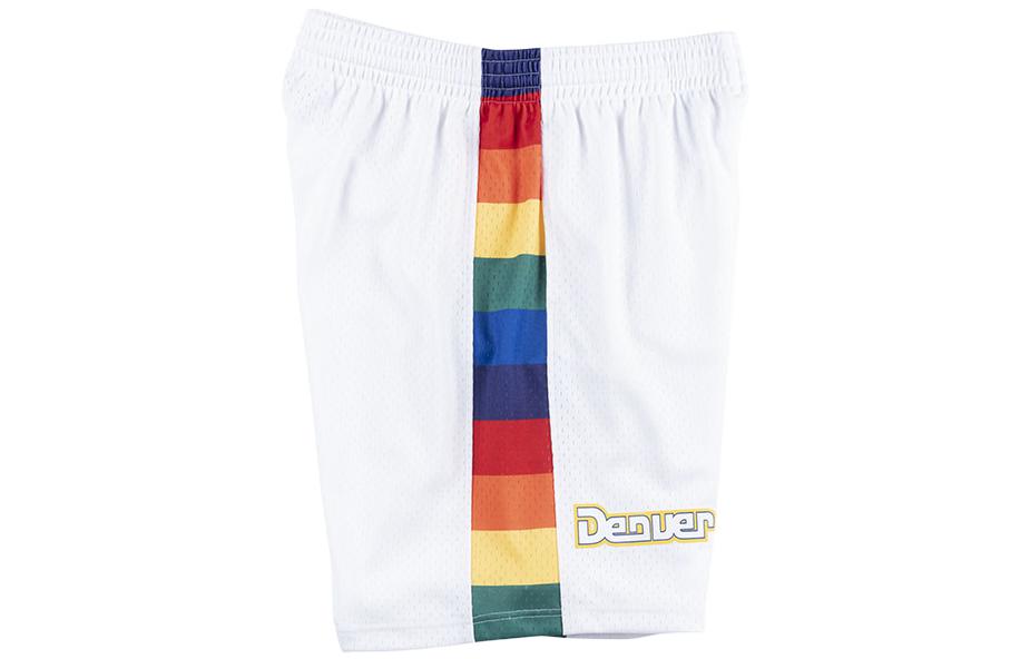 Mitchell & Ness NBA Swingman Shorts Denver Nuggets 1991-92 'White' SMSHCP18152-DNUWHIT91
