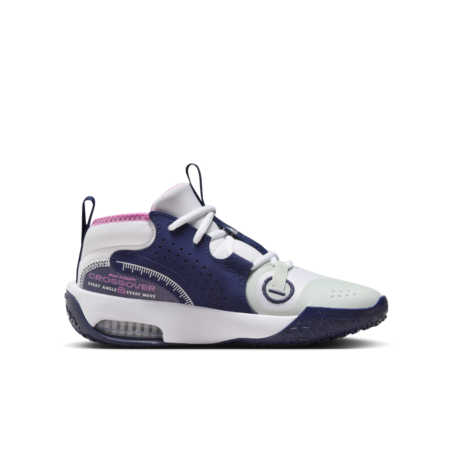 (GS) Nike Air Zoom Crossover 2 'White Midnight Navy Pink' FB2689-102