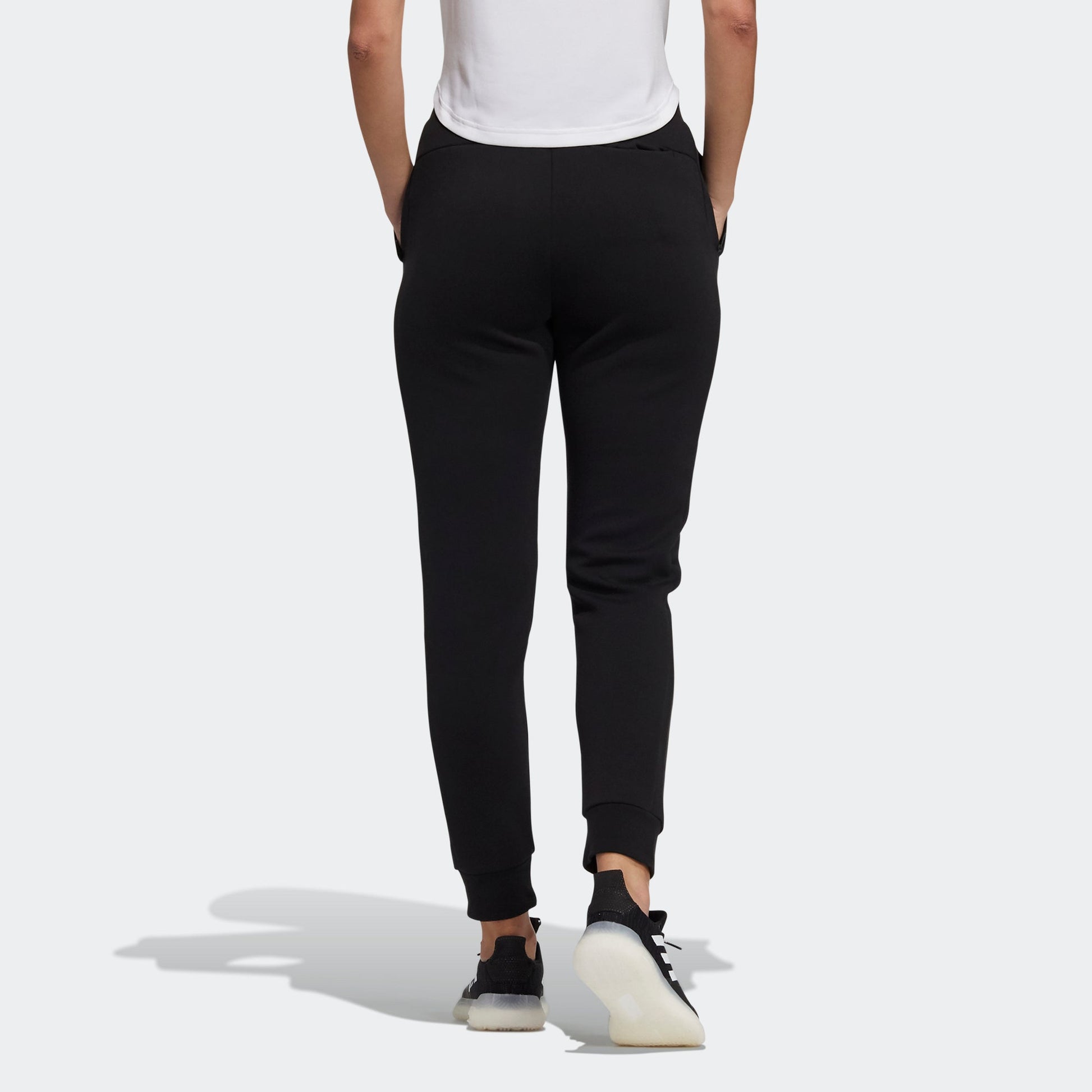 (WMNS) adidas Woven Pants Asia Sizing 'Black' H09736