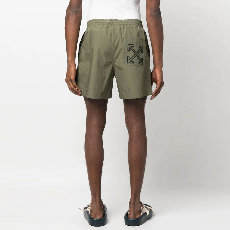 Off-White Arrow Outline Track Shorts OMUX002S23FAB0015610