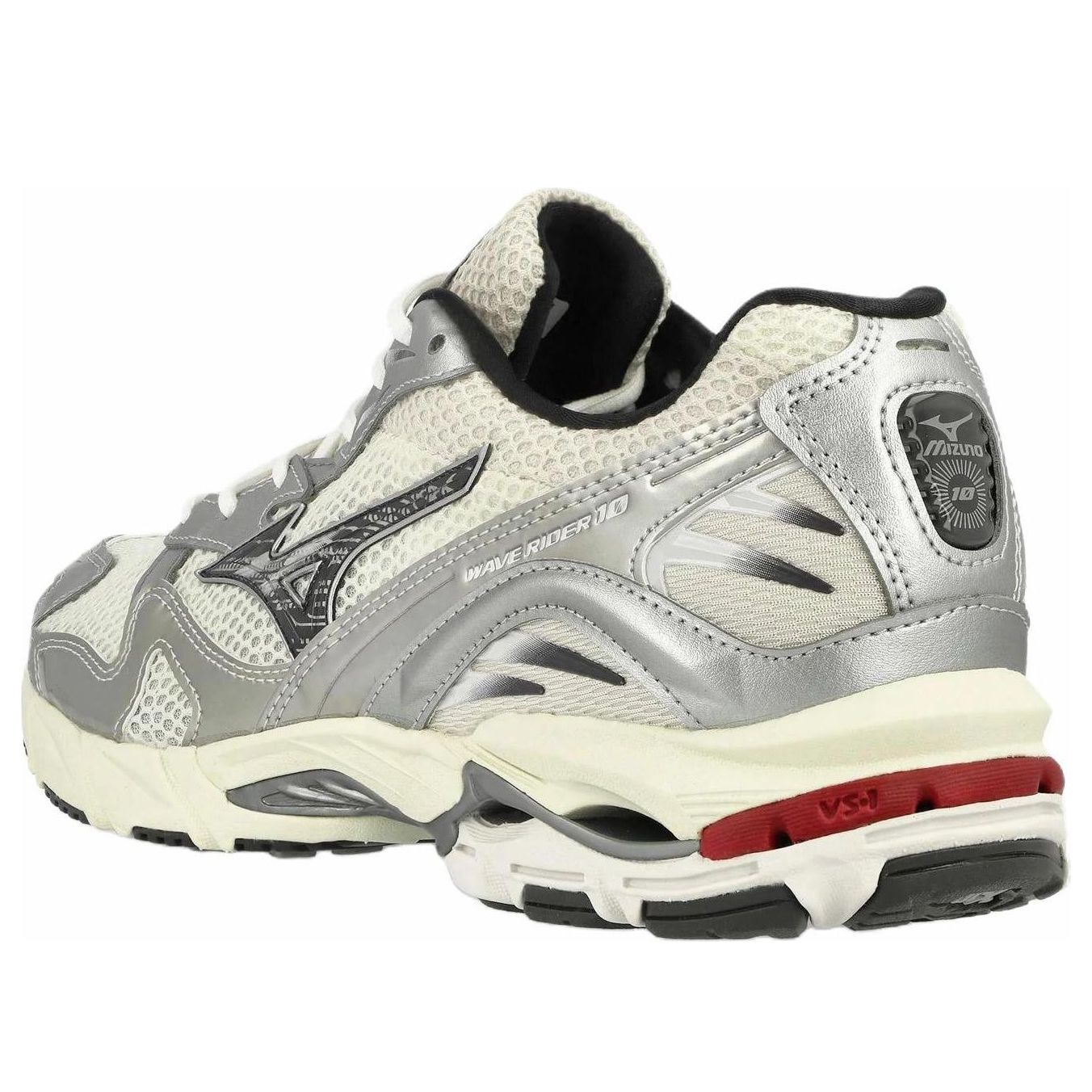 Mizuno Wave Rider 10 'White Black Rythmic Red' D1GA243111