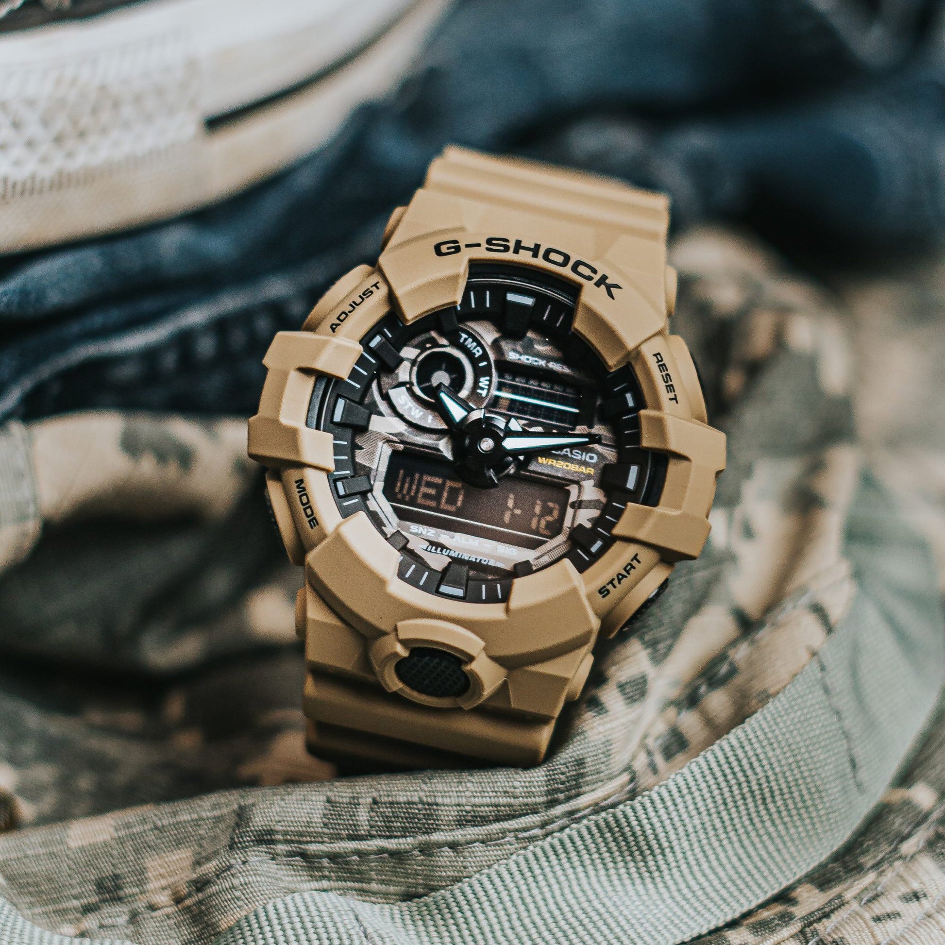 CASIO G-Shock Analog-Digital 'Brown' GA-700CA-5APR