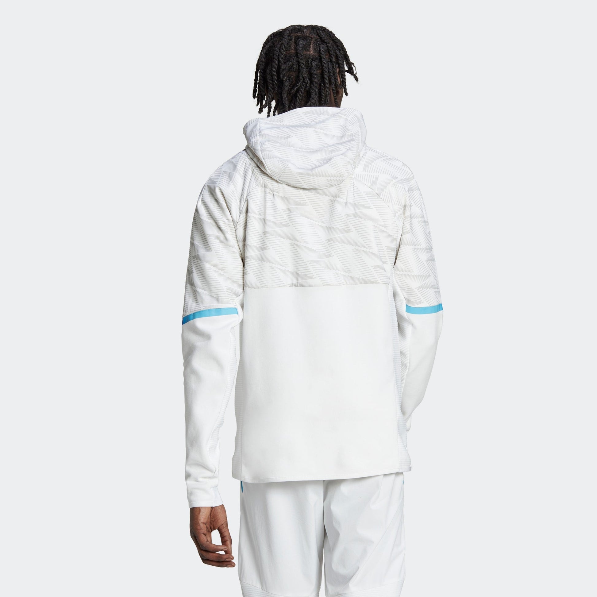 adidas Germany Game Day Full-Zip Travel Hoodie 'White' IC4377
