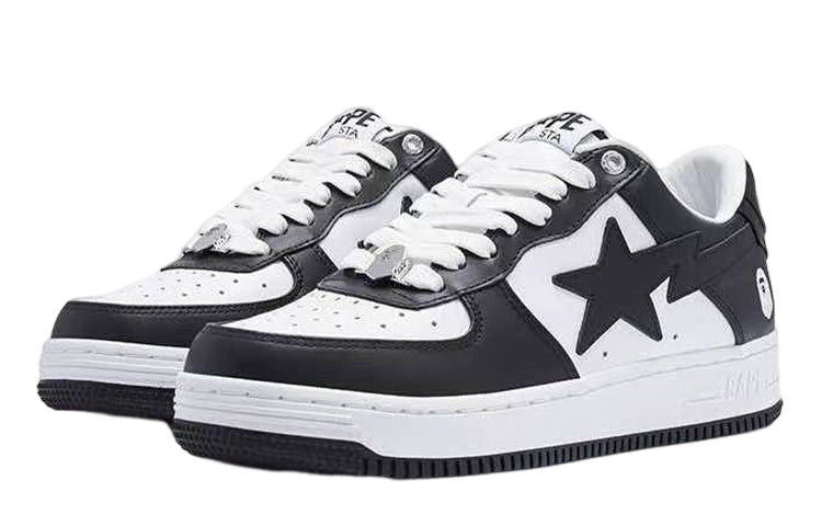 (WMNS) A BATHING APE Bape Sta 'Black White' 1I70-291-006-BLACK