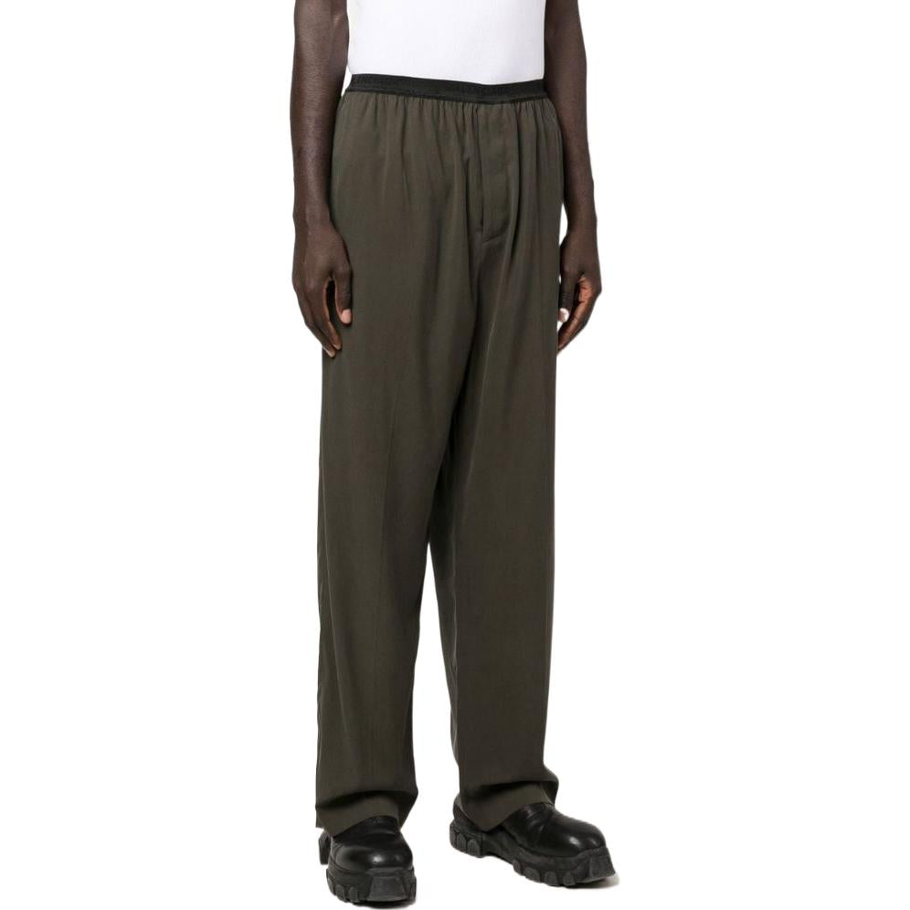 Balenciaga Elastic Pants 'Khaki' 675490TMO152840