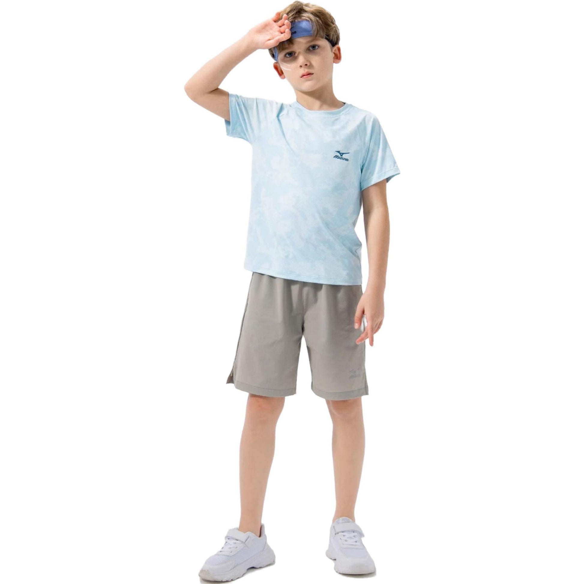 (GS) Mizuno Sportswear T-shirt 'Blue' T3040