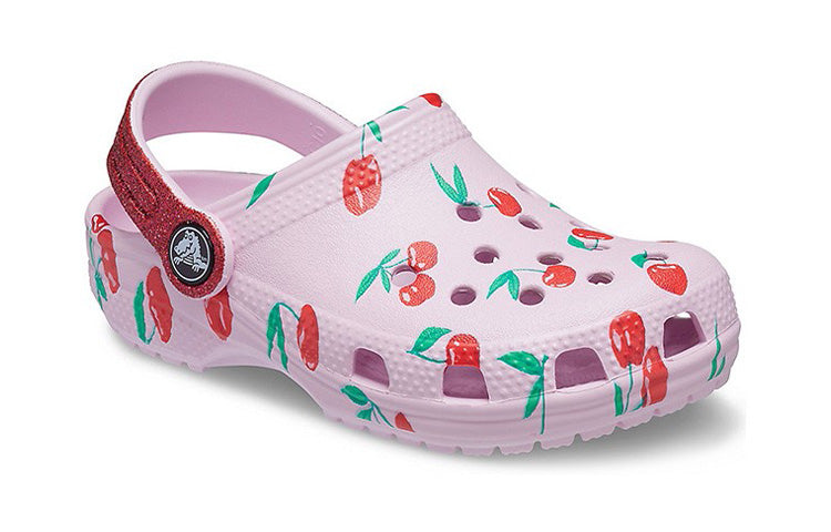 (PS) Crocs Classic clog Fruit Printing Stylish Sports Pink Sandals 207150-6GD