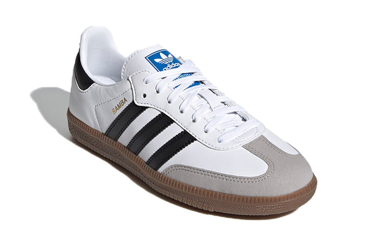 (GS) adidas Samba J 'White Black' GZ8345