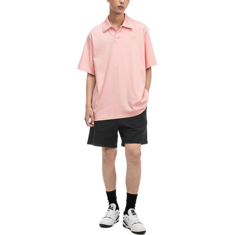 New Balance x Nice Rice SS23 Polo T-Shirt Asia Sizing 'Pink' 5FD27041-PK