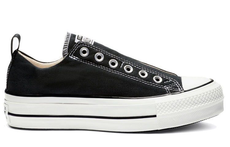 (WMNS) Converse Chuck Taylor All Star Platform Slip Thick Sole 'Black White' 563456F