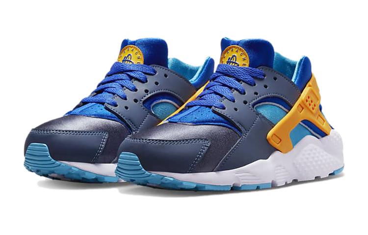 (GS) Nike Air Huarache Run 'Diffused Blue Laser Orange' 654275-422