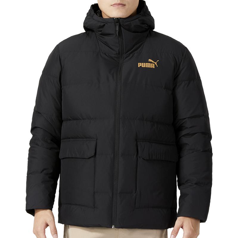PUMA Street Style Hoodie Down Jacket 'Black' 625633-01