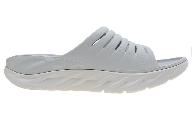 HOKA ONE ONE Recovery Slide2 'Lunar Rock Radiant Yellow' 1099673-LRRY
