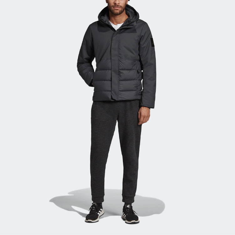adidas Outdoor protection against cold Stay Warm hooded down Jacket Black DZ1406