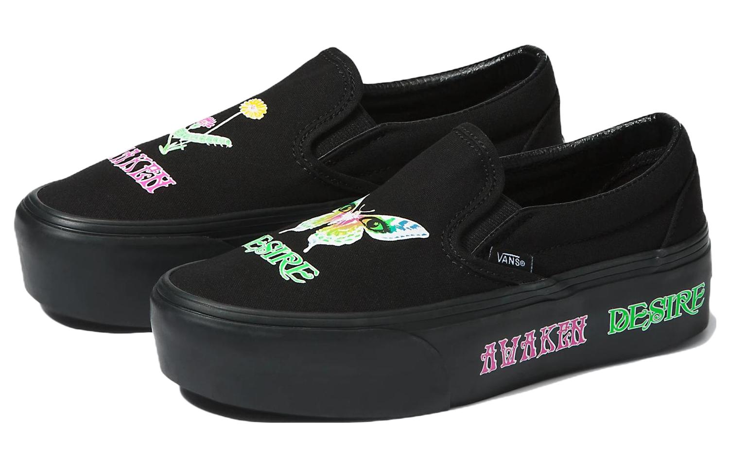Vans slip-on Stackform 'Black Green Pink' VN0A7Q5R1OJ