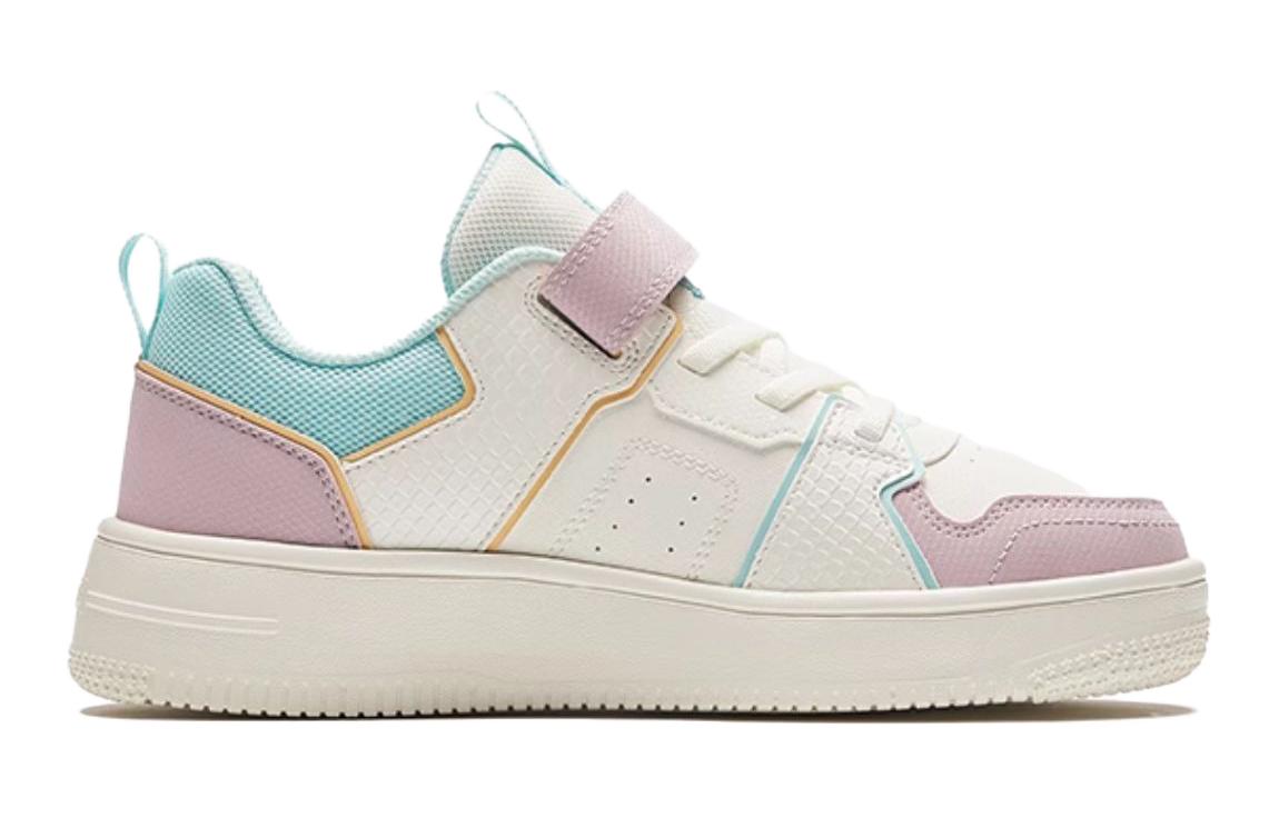 (GS) ANTA Skateboarding Series Sneakers 'White Pink Blue' A322418008-3