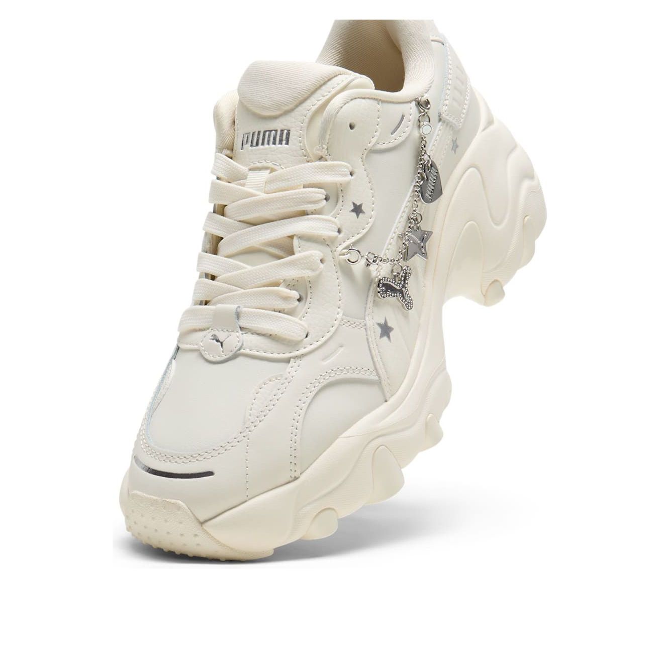 (WMNS) PUMA Pulsar Wedge 'Chain White' 400491-01