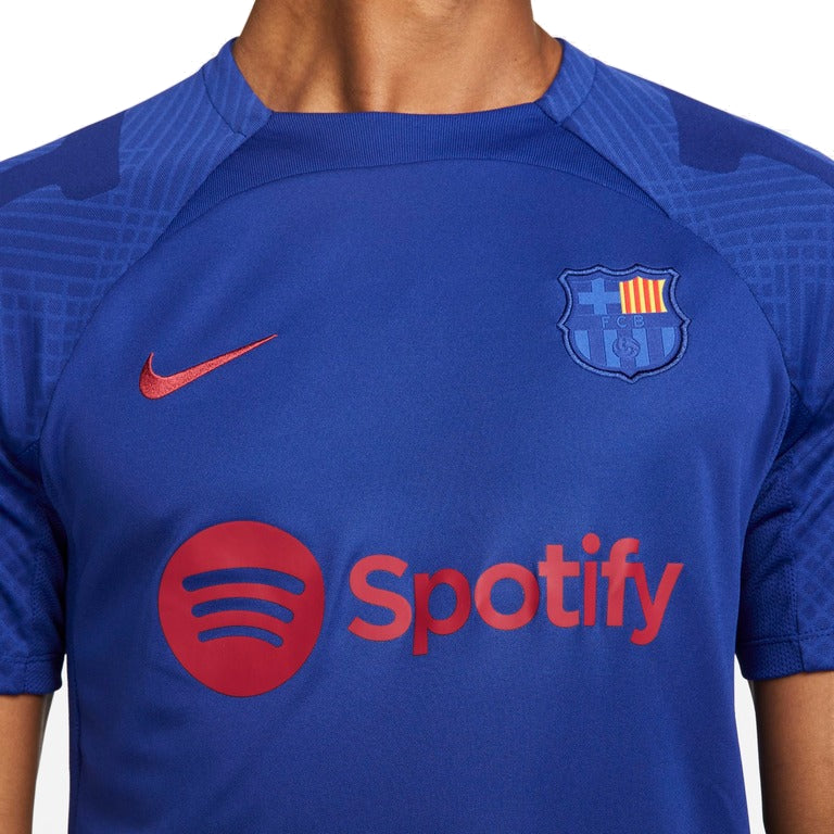 Nike FC Barcelona Strike Logo Tee 'Blue' DR5059-456