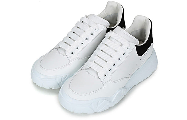 Alexander McQueen Oversized Court Trainer 'White Black' 634619WHZ969061