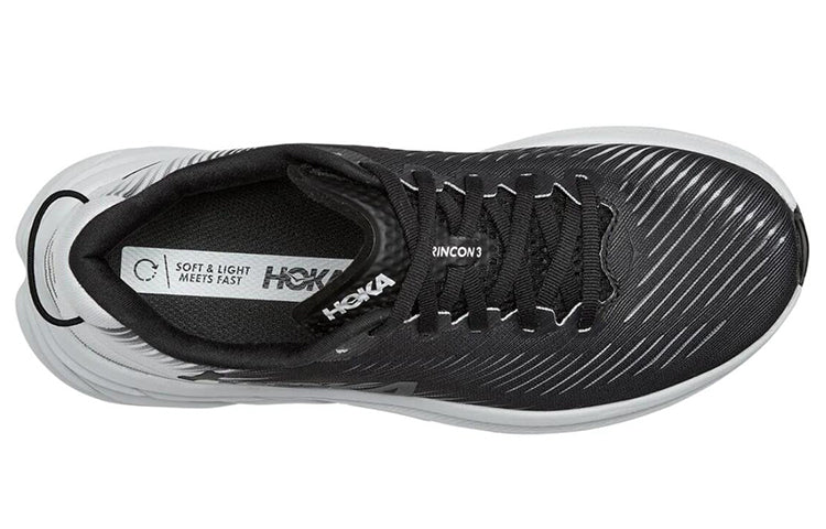 (WMNS) HOKA ONE ONE Rincon 3 'Black White' 1119396-BWHT
