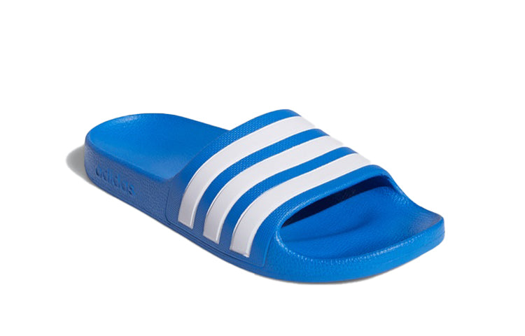 (GS) adidas Adilette Aqua 'Blue White' EF1752