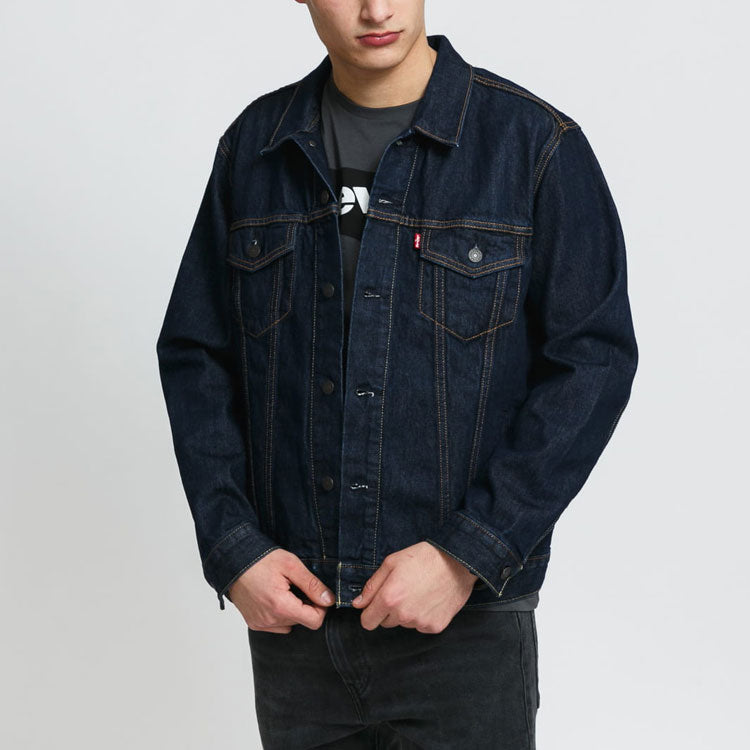 Men's Levis Denim Navy Blue Jacket 72334-0557