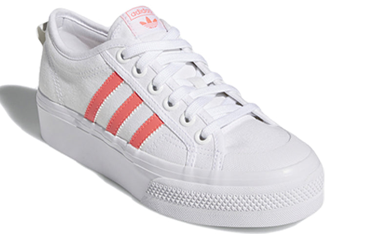 (WMNS) adidas Nizza Platform 'White Signal Pink' FY2260