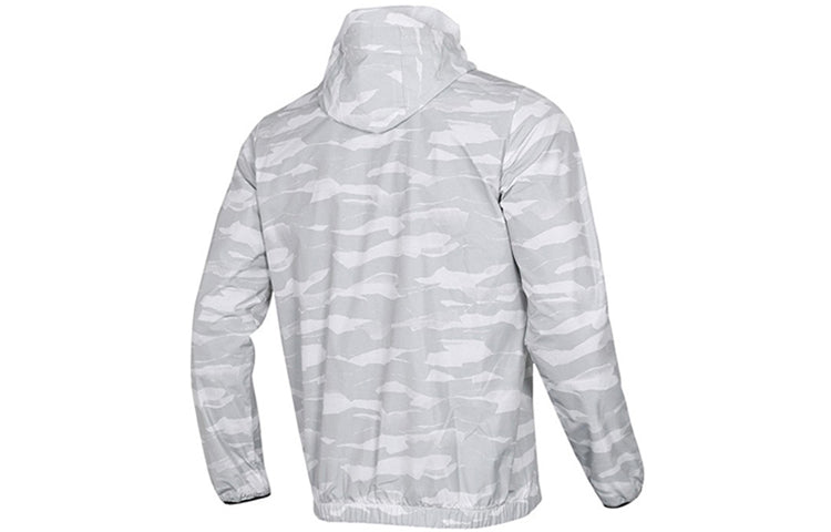 adidas originals MENS Casual Sport Hoodie Jacket Grey/White DW4651