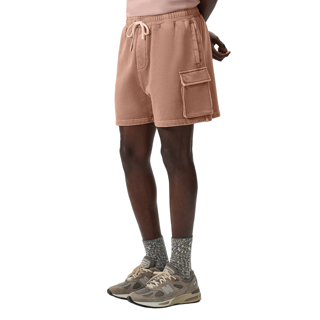 KITH 101 Sueded Fleece Fairfax Cargo Short 'Dusty Mauve' KHM061234-603