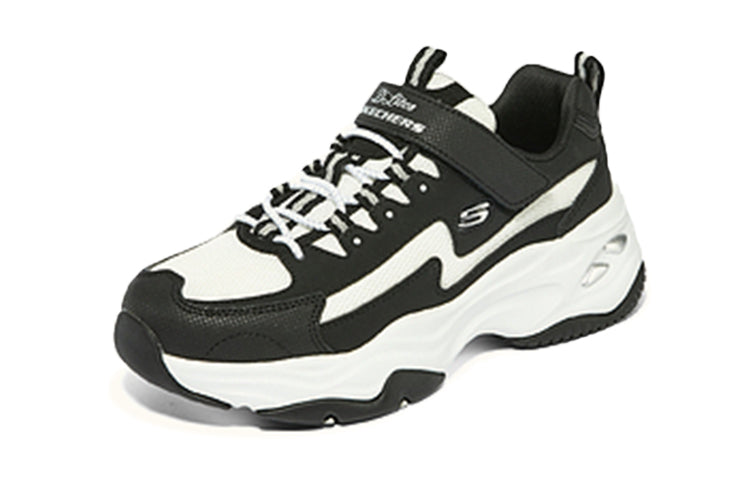 (GS) Skechers Dlites 4.0 'Black White' 302542L-BKW