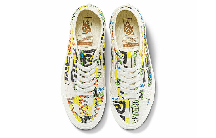 Vans Old Skool Eco Theory Tapered 'White Yellow Black' VN0A54F4ARG