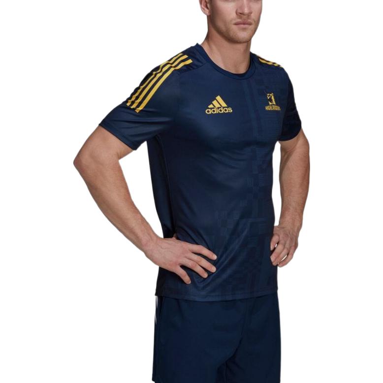 Men's adidas Rugby Short Sleeve Blue T-Shirt H58512
