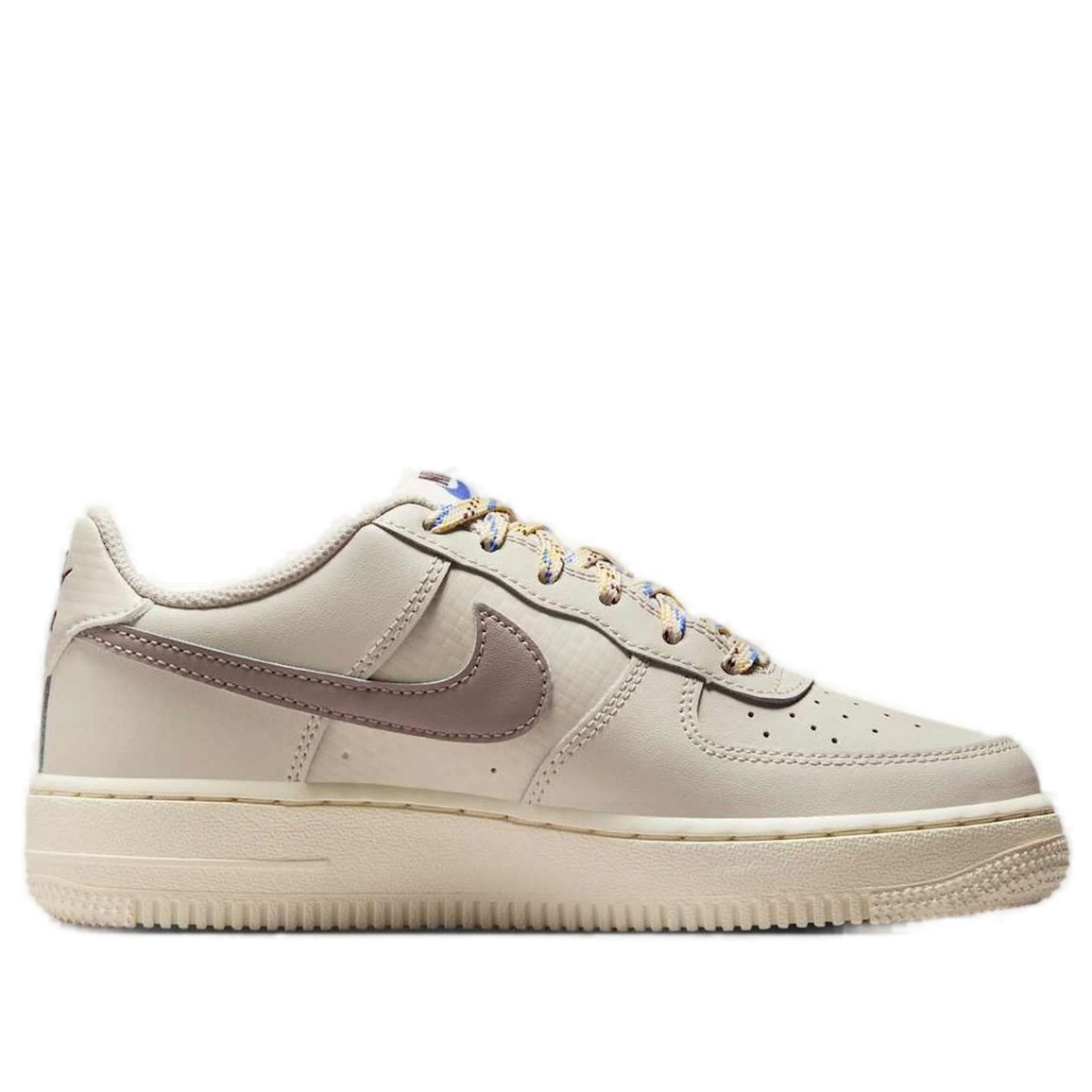 (GS) Nike Air Force 1 LV8 1 'Light Orewood Brown Burgundy Crush' HQ1907-100