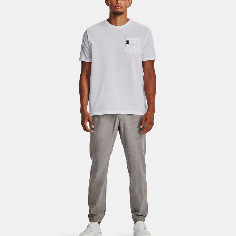 Under Armour Stretch Woven Printed Joggers 'Light Grey' 1379682-294