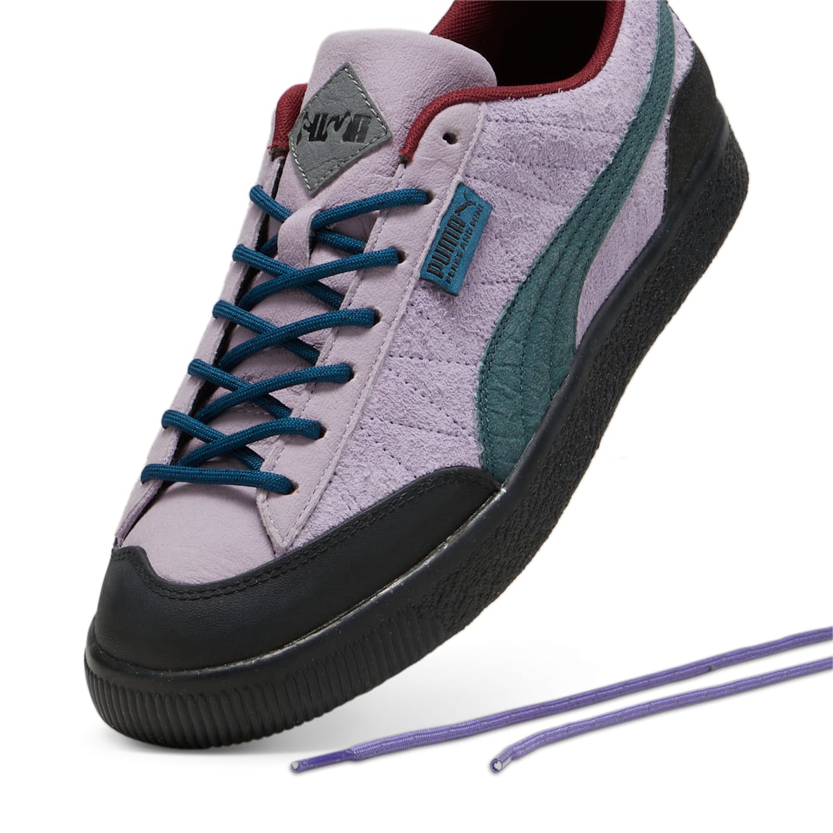 PUMA x Perks And Mini Clyde 'Lavender Shock Ocean Tropic' 396039-01