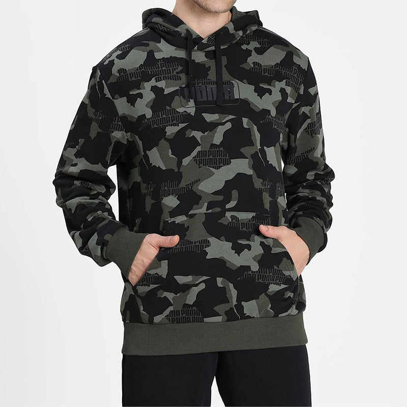 PUMA Rebel Camo AOP Hoodie 'Black' 585021-70