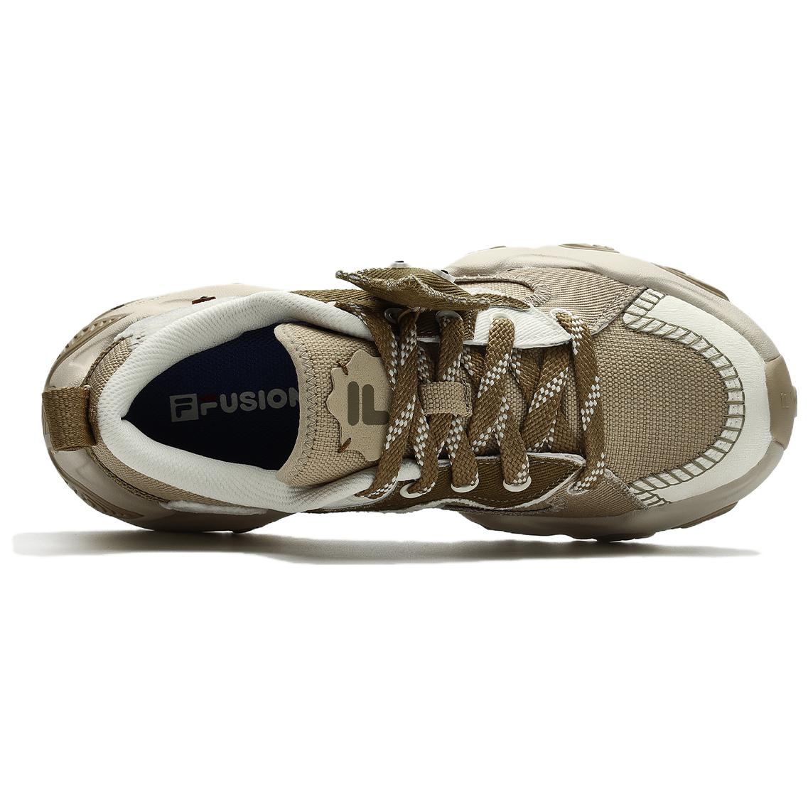 (WMNS) FILA FUSION STARFISH-CVS Sneakers 'White Olive Green' T12W341304FST