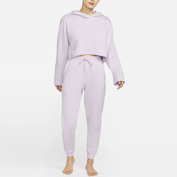 (WMNS) Nike Yoga Luxe Hoodie Pink/Purple DM6982-530