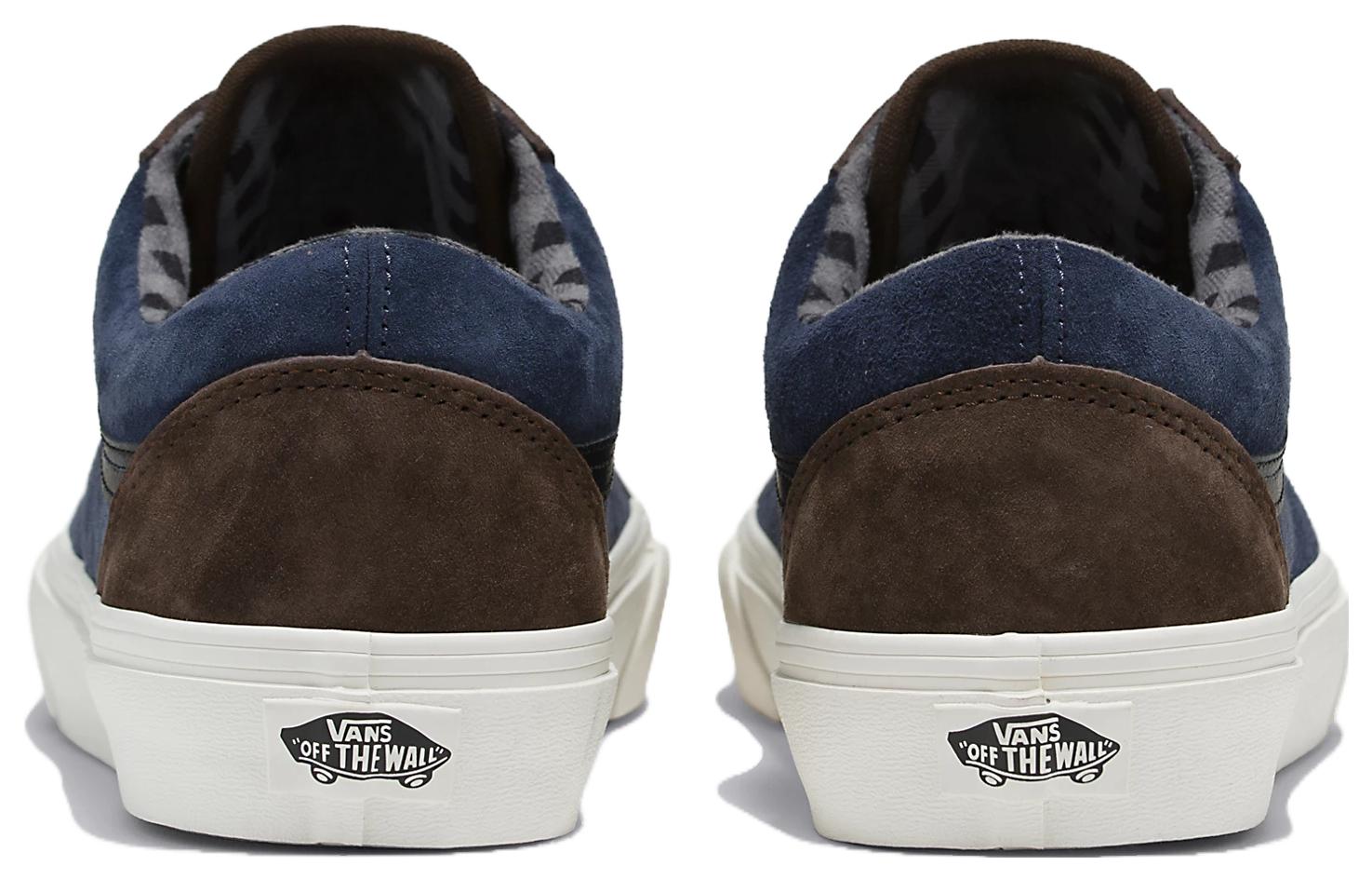 Vans Old Skool Pig Suede Shoe 'Blue Brown' VN0007NTBF1