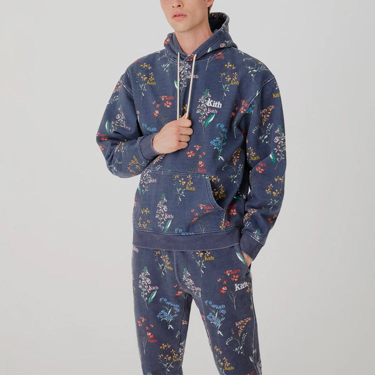 KITH Botanical Floral Williams III Hoodie 'Nocturnal' KH2624-413