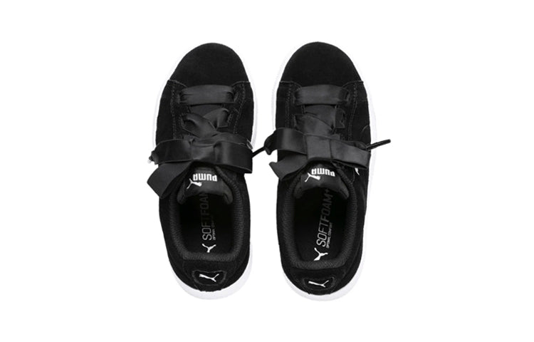 (PS) PUMA Vikky Platform Ribbon Ac Ps Sneakers Black 367643-03