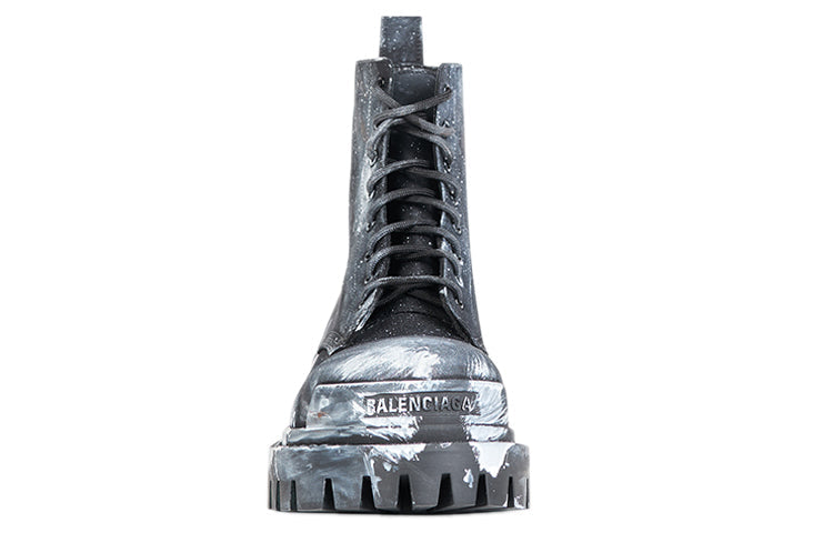 Balenciaga Strike Boots 'Grey Silver' 670633W2DY21090