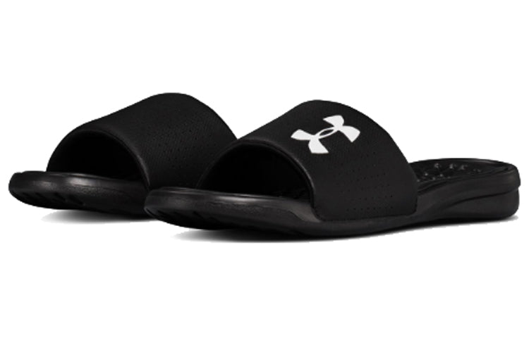 Under Armour Playmaker Fixed Strap Slippers Black 3000061-001