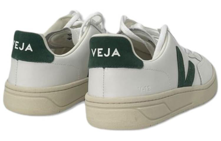 VEJA V-12 Leather Sneaker 'White Green' XD202336