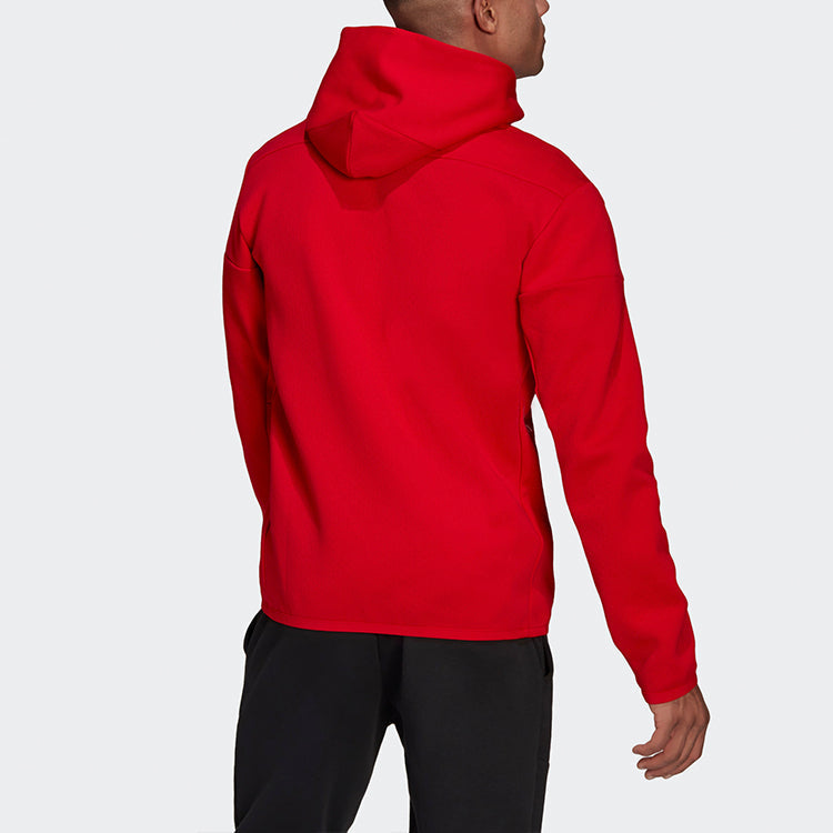 adidas Zne Fz Training Sports Hooded Jacket Red GQ6210