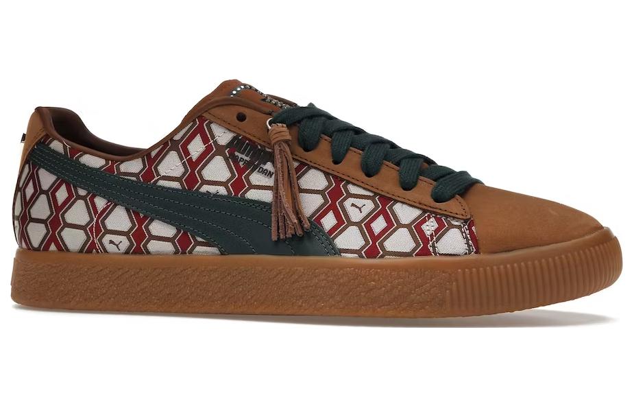 PUMA x Dapper Dan Clyde Vintage 'Pre-Game Runway - Brown' 388170-01