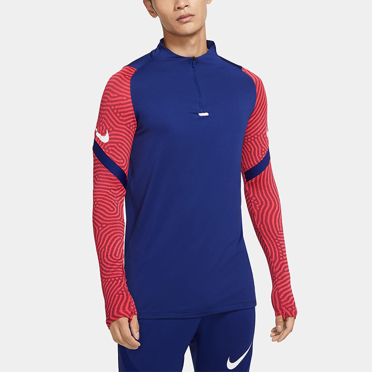 Nike Strike Long Sleeves Training Top 'Blue Red' CD0565-455
