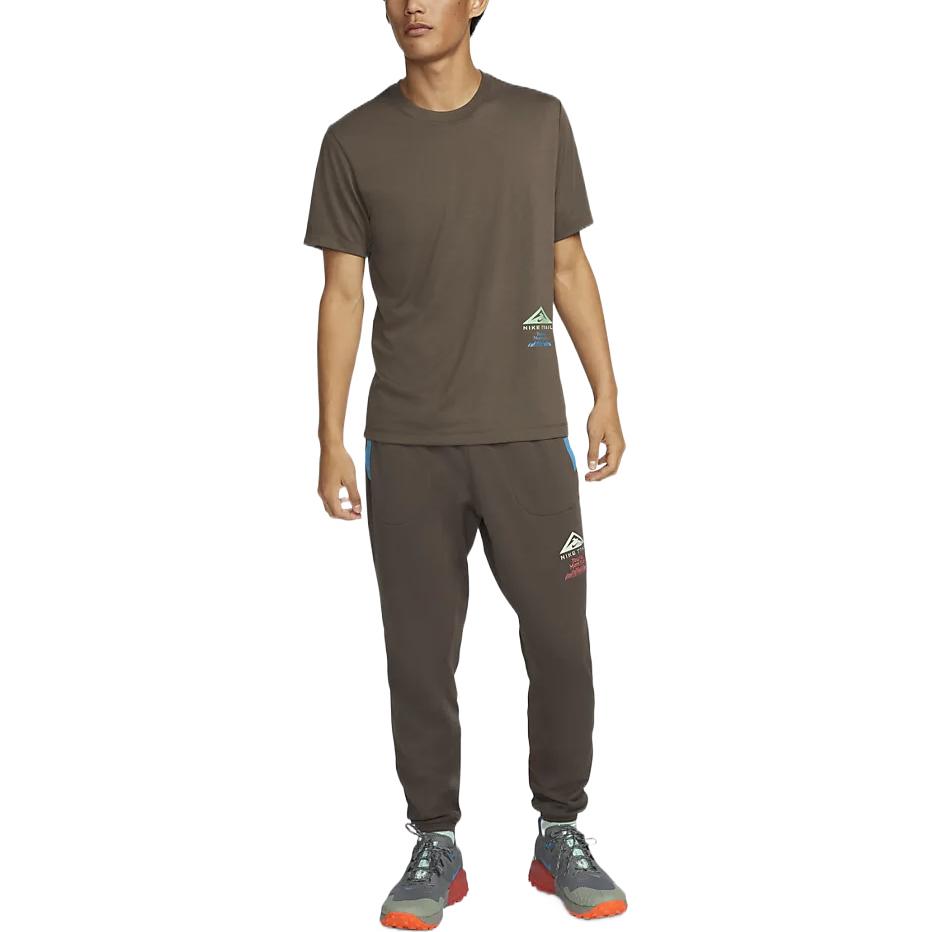 Nike Dri-FIT Trail T-Shirt 'Brown' DR7672-004